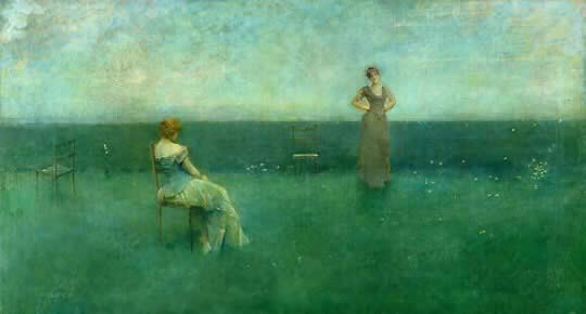 Thomas Dewing The Recitation